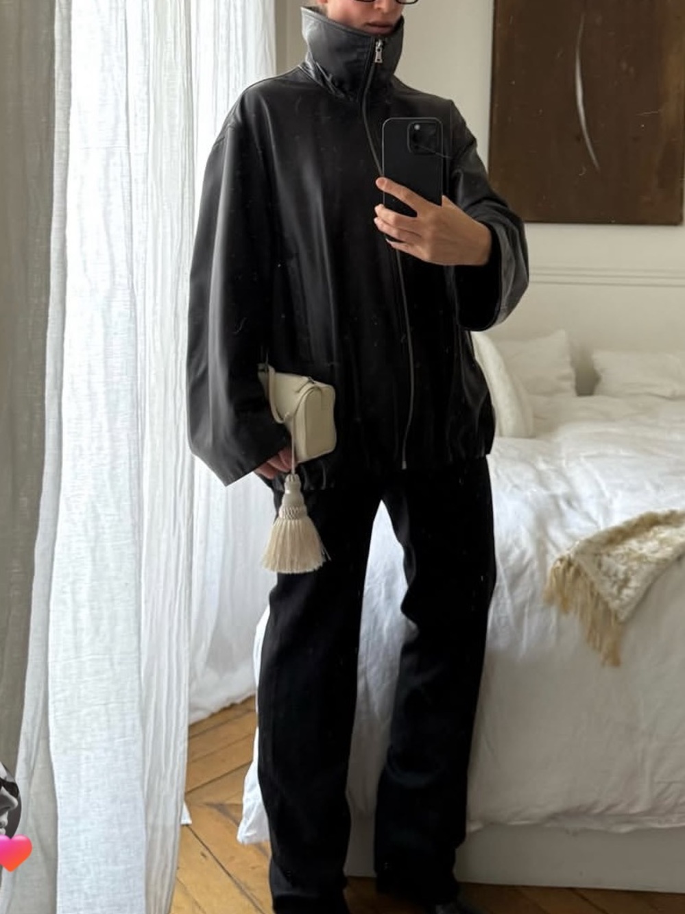 Women's Black Leather Jacket